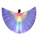 thumbnail image 2 of Xihbxyly Capa de Alas Led, Cuentas de Luz de Colores, Efecto de Escenario de 360 Grados, Disfraz de Halloween y Navidad para Adultos, Cosplay, Fotografía, Tamaño Ajustable, Incluye Varillas Opcionale, 2 of 7