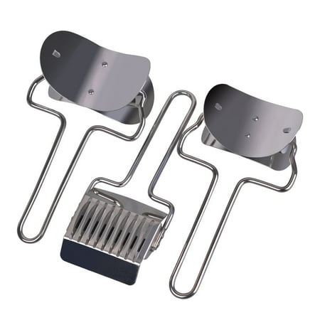Dumpling Maker Machine Prokitchen Stainless Steel Dumpling Skin Maker (2 Size) and Pasta Dough Machine Pressing Mold ()