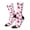 2 Black-2, variant on Lilies Flowers Print Adult Socks for Men & Women,Calf Socks, Ankle Socks,Boots Socks,Breathable Casual Sock,Unisex Crew Socks