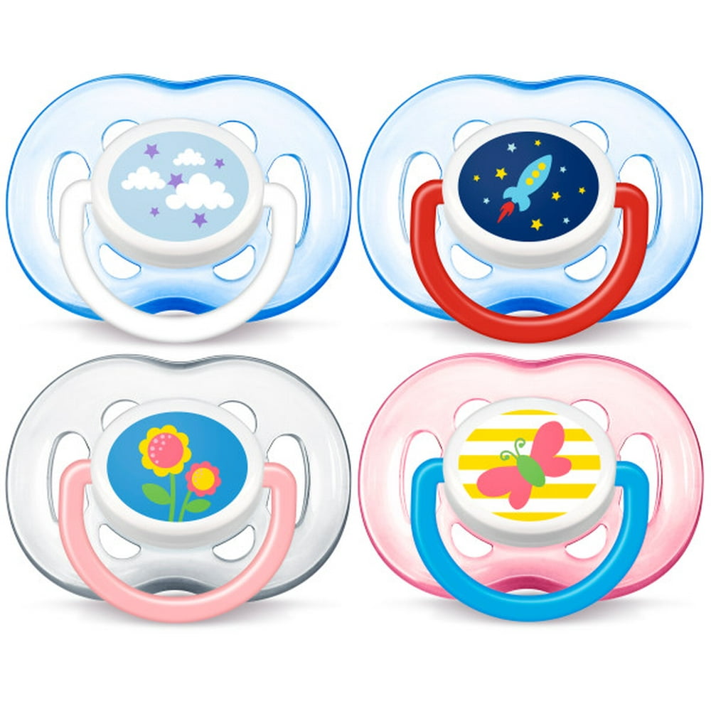 Philips Avent Freeflow Pacifier, 18+ months, (Colors May Vary), 2 pack
