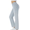 thumbnail image 3 of Straight Leg Jeans for Women Stretchy Pull on Sweatpant Jean Trendy Tummy Control High Waisted Denim Pants XXL, 3 of 7