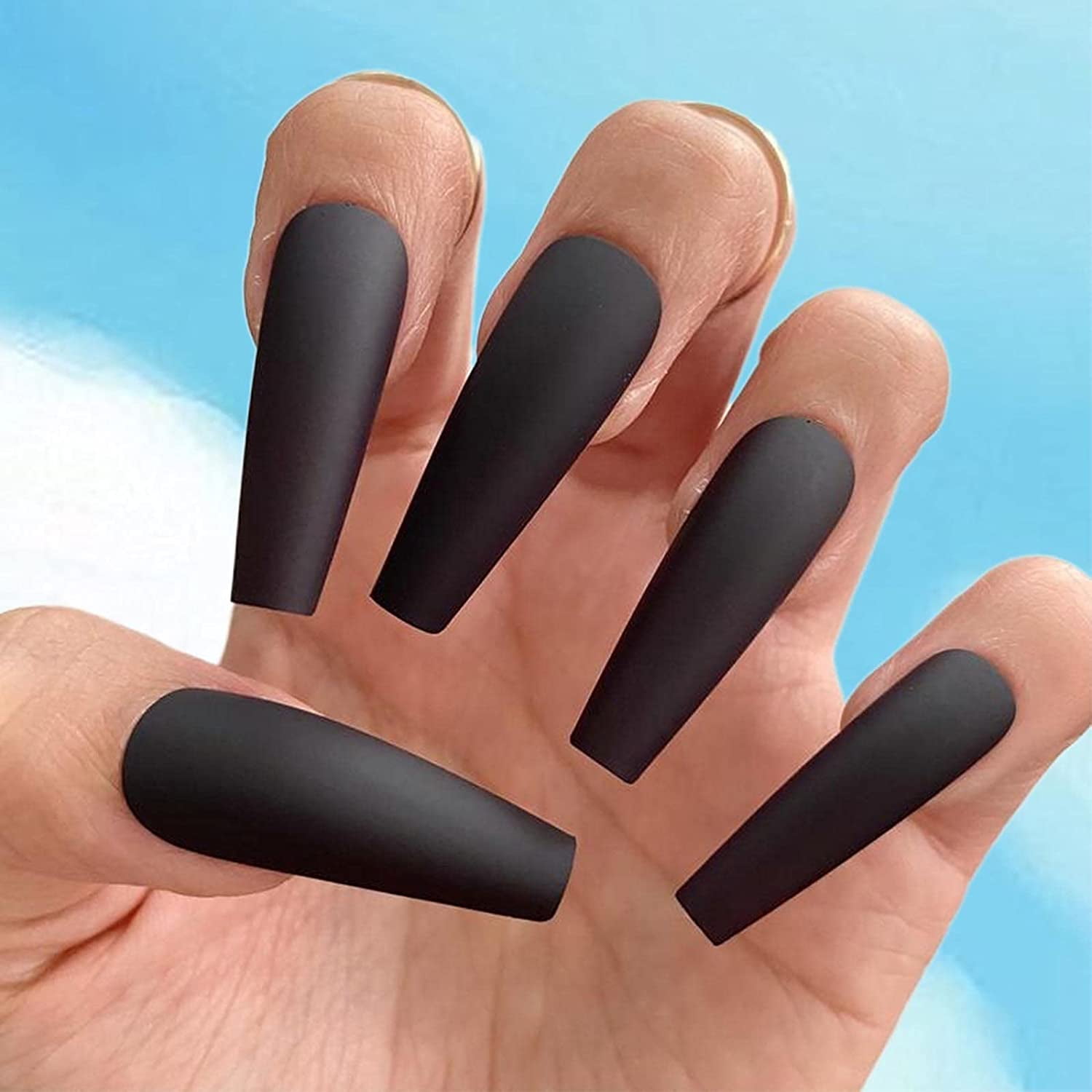 35 Coffin Acrylic Nails Ideas To Get In 2024
