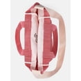 thumbnail image 4 of No Boundaries Women's Americana North/South Tote Bag, Red Engineer Stripe, 4 of 5