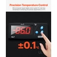 thumbnail image 4 of VEVOR Ultra Low Temperature Freezer Lab Freezer 25 L −40 ℉ to −123 ℉ Adjustable Temp, 4 of 9