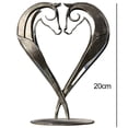 thumbnail image 2 of Caballo Rústico, Estatua Moderna, Arte De Metal, Estatua De Caballo Resistente Al Agua Para El Hogar, Estante De Libros, Chimenea, Decoración De Escritorio De Oficina seitruly HA041330-04, 2 of 6