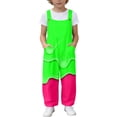 thumbnail image 3 of BOOMNY Girls Jumpsuits Ice Cream Graphic Sleeveless Spaghetti Strap Romper for Kids Soft Jumpsuit With Pockets, 3 of 6