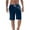 Navy, variant on BLCHUNen Mens Summer Beach Shorts Lightweight Quick Drying Elastic Drawstring casual Shorts with Pockets,M-3XL