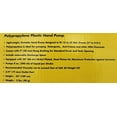 thumbnail image 4 of Lumax LX-1332 Lift-Action White Polypropylene Pump for 15-55 Gallon Drums with 2" Bung. Lightweight Portable Pump designed for 15 to 55 Gal. Drums., 4 of 5
