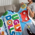 thumbnail image 3 of UglyDolls anti-pilling, suave, ligera, esponjosa y acogedora de lujo para hogar y cocina – Perfecta para niños y adultos,80X100cm, 3 of 6