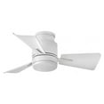 thumbnail image 5 of 906030FMW-LDA Hinkley Lighting Atom - 3 Blade Dual Mount Ceiling Fan with Light Kit In Traditional Style-13.25 Inches Tall and 30 Inches Wide-Matte, 5 of 12