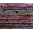 thumbnail image 4 of oneOone Georgette Viscose Pink Fabric Bird & Stripe Texture Sewing Craft Projects Fabric Prints By Yard 42 Inch Wide, 4 of 4