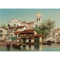 thumbnail image 2 of Henry Pember Smith 24x18 Gold Ornate Framed and Double Matted Museum Art Print Titled - Venice (About 1890), 2 of 4