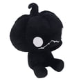 thumbnail image 4 of Muñeca de peluche de calabaza de Halloween Adorable muñeca elástica suave juguete decoración del hogar presente para niños 30 cm negro, 4 of 5