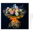 thumbnail image 4 of Luminous LED Wrapping Paper for Bouquets - 10 Pack of Transparent Flower Packaging, 4 of 9
