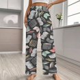 thumbnail image 2 of So Many Books Pajama Pants Loose Pajamas Female Breathable Home Trousers Leisure Sleeping Pants Large Size, 2 of 6