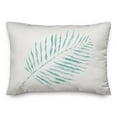 thumbnail image 2 of Creative Products Watercolor Fern Teal 14x20 Spun Poly Pillow, 2 of 3