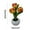 Orange, variant on Tulips Lamp,Tulips Table Lamp,Artificial Flower Night Light,Usb Rechargeable Pink Orchid Flower with Vase Lamp,Led Desktop Decorative Landscape Lights for Festival Party Home Decor,Small Night Light
