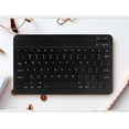 thumbnail image 3 of Milaget Mini 10 Pouces Clavier Bluetooth avec Rétro-Éclairé 7-Couleurs LED Rétro-Éclairage pour Pad pour Noir, 3 of 7