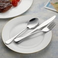 thumbnail image 4 of Portable Travel Utensils Reusable Silverware with Case for Fixing Tableware Pieces Stainless Steel Stable Flatware Set Camping Picnic Cutlery Set ( Set), 4 of 8