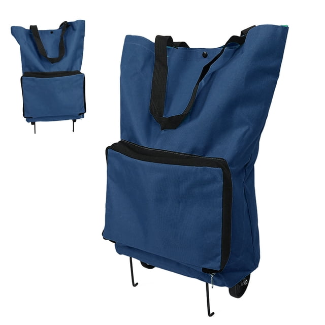 Carrito de Compras Plegable Para Supermercado Conedas, Bolsa de Compras Plegable, Carrito de Compras reutilizable, Tela Oxford de Gran Capacidad para Compras, ViJes, Útil