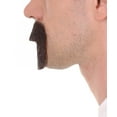 thumbnail image 4 of Adult Men's Long Cowboy Mustache Light Black Color Novelty False Facial Hair Flame-Retardant Synthetic Fiber, 4 of 6