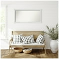 thumbnail image 2 of Amanti Art Custom Framed Wall and Bathroom Mirror (24 x 48 in.), Flair Soft White Frame, 2 of 7