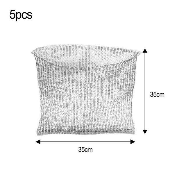 MYG 5 Pcs Panier en Fil Métallique Anti-Racines de 5 Gallons, Filet pour Taupes et Campagnols