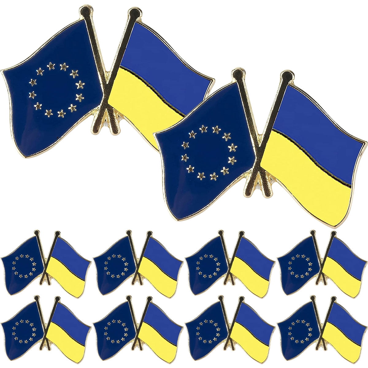 Pin De Solapa De Amistad Con Banderas Cruzadas De Doble Agitación De Israel Y EE. UU., ¡Hecho En EE. UU.! - España