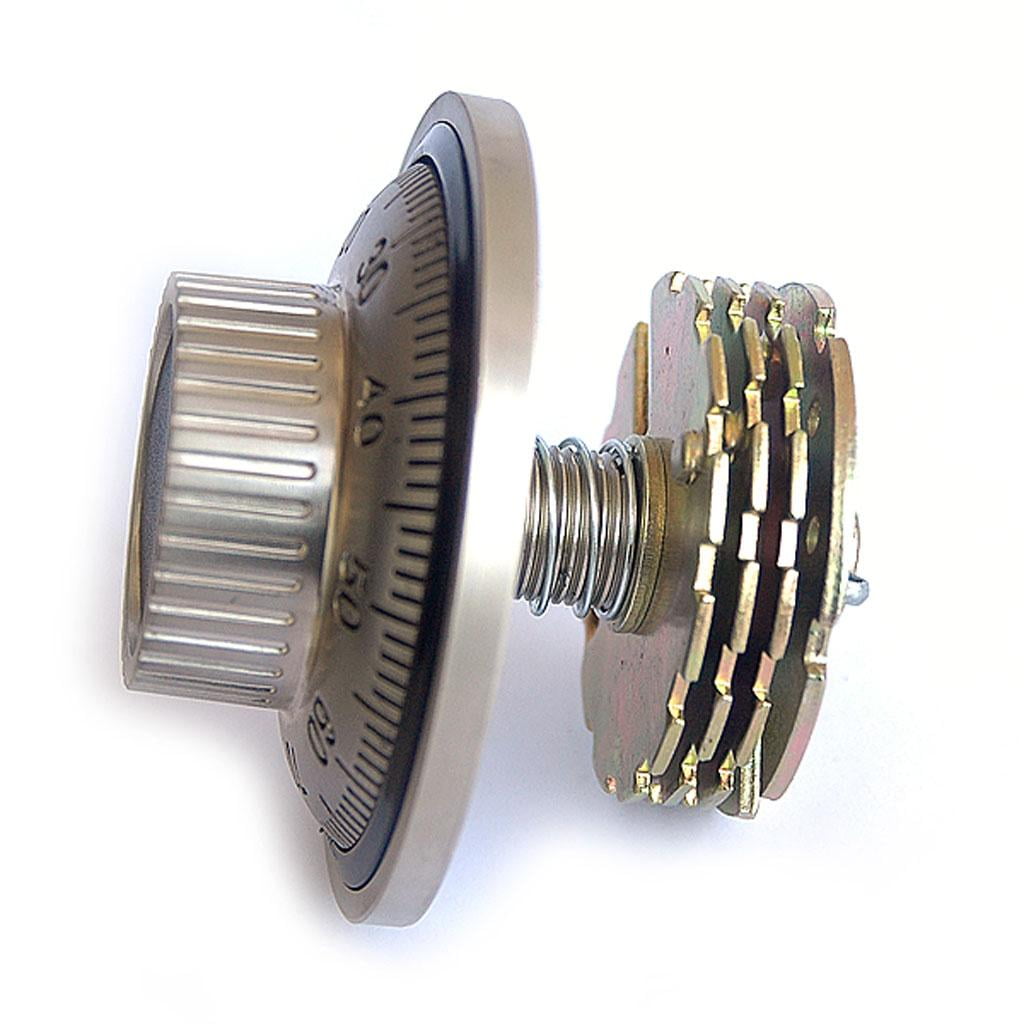 Coded Dial Disc Jewelry Cutaway Cabinet Combination Lock