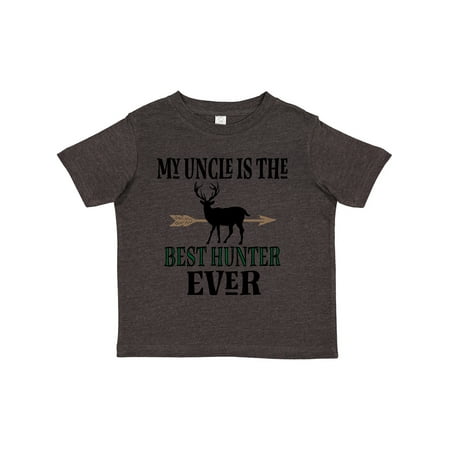 

Inktastic Bowhunting My Uncle is the Best Hunter Ever Gift Toddler Boy or Toddler Girl T-Shirt