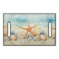 thumbnail image 2 of Renewold Golf Cart Seat Cover Soft Golf Cart Seat Towel Blanket Fits for EZGO Yamaha Club Cars and More 2-Seat Golf Cart, Beach Starfish Seashell, 2 of 5