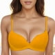 thumbnail image 3 of Gibobby Sujetador de camiseta Omen con sujetador Bralette con relleno push-up sin aros, sujetador de copa cómodo sin Sujetador deportivo para mujeres(Amarillo,CH), 3 of 4