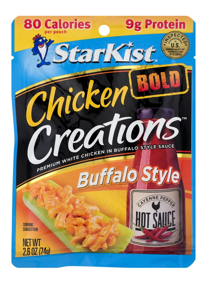 StarKist Chicken Creations, BOLD Buffalo Style, 2.6 oz Pouch