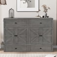 thumbnail image 2 of Queen Size Murphy Bed with Large Drawers & USB Ports, Brushed Gray, 2 of 10
