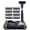 1 Handle + 9 Cartridges, variant on DORCO Pace Classic Seven Blade Razor with 9 Replacement Heads