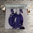 thumbnail image 2 of Ambesonne Nebula Quilted Coverlet 3 Pcs, Astronaut Space Outer, Queen Size, Pink Purple, 2 of 2
