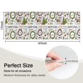 thumbnail image 5 of White Christmas Wreath Pattern Kitchen Rug Mat,Kitchen Runner Rugs Non Skid Washable,Decorative Kitchen Floor Mats for Kitchen,Sink,Laundry,17"X47", 5 of 5