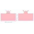 thumbnail image 3 of Hooded Towel for Kids Ultra Soft and Extra Large Cotton Bath Towel with Hood for Girls By Little Tinkers World, 3 of 4