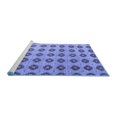 thumbnail image 2 of Ahgly Company Machine Washable Indoor Rectangle Abstract Blue Modern Area Rugs, 7' x 10', 2 of 4