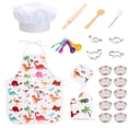 thumbnail image 2 of Juego de disfraces de utensilios de cocina Sunnimix Traje de chef 25 piezas, 2 of 6