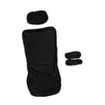 thumbnail image 3 of twisto Office Chair Covers Removable Elastic Chair Seat Cover with Headrest Slipcover And Armrest Protector Polyester Yarn Suitable for Home Office Study Spa Black, 3 of 8