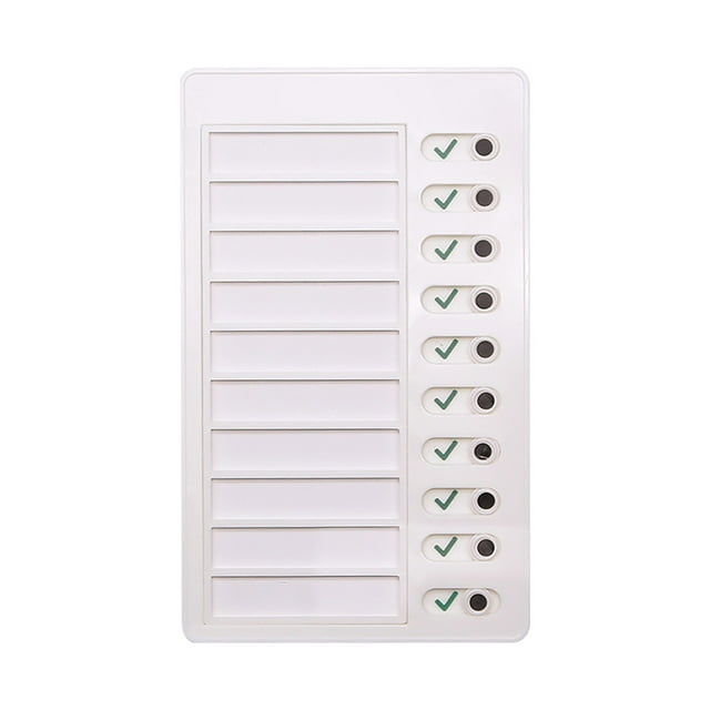 Chore Chart For Adults Boards To Do List RV Checklist Board Portable Chores Chart For Multiple Kids Detachable Plastic DIY Message Home Travel Planning Reminder Chart