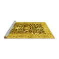 thumbnail image 2 of Ahgly Company Machine Washable Indoor Rectangle Animal Yellow Traditional Area Rugs, 8' x 12', 2 of 4