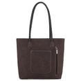 thumbnail image 7 of Montana West Woven Tote Bags for Women Medium Purses and Handbags,Coffee, 7 of 7