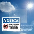 thumbnail image 6 of (2 Pack) No Cameras No Photos No Videos Sign, 6 of 7