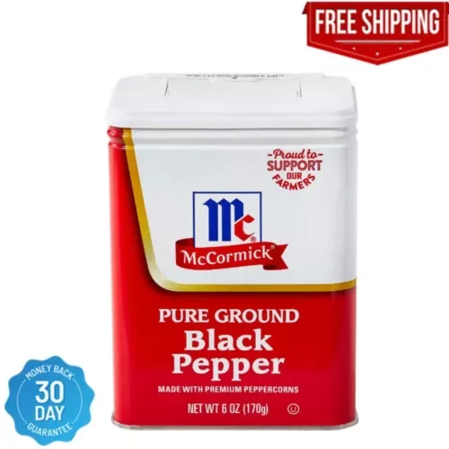 McCormick Black Pepper - Pure Ground, 6 oz