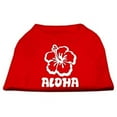 thumbnail image 1 of Aloha Flower Screen Print Shirt Red Xxl (18), 1 of 1