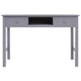 thumbnail image 4 of vidaXL Writing Desk Grey 110x45x76 cm Wood, 4 of 4