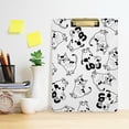 thumbnail image 6 of FMSHPON Cute DogCat Clipboard Hardboard Wood Nursing Clip Board and Pull for Standard A4 Letter 13x9 inches, 6 of 8