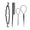A black, variant on Hair Loop Styling Tool Tail Hair Braid Ponytail Styling Tool for Girls Hairstyles Home Supplies